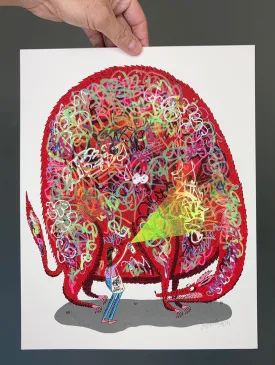 Jay Howell: Big Red Graffiti Dog
