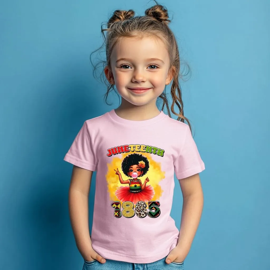Juneteenth Shirts Kids  Toddler Juneteenth Shirt, Short-Sleeve T-Shirt for Toddler Boys & Girls, Ages 2-8