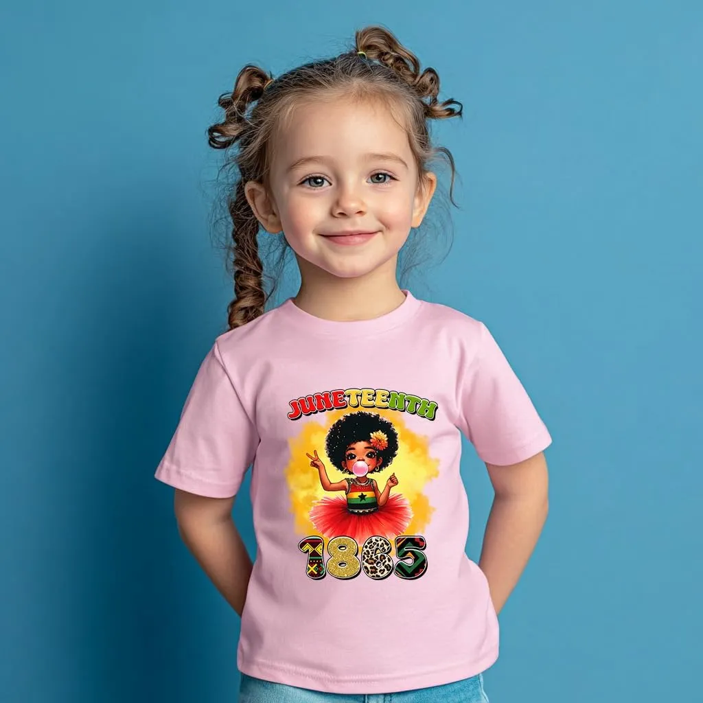 Juneteenth Shirts Kids  Toddler Juneteenth Shirt, Short-Sleeve T-Shirt for Toddler Boys & Girls, Ages 2-8