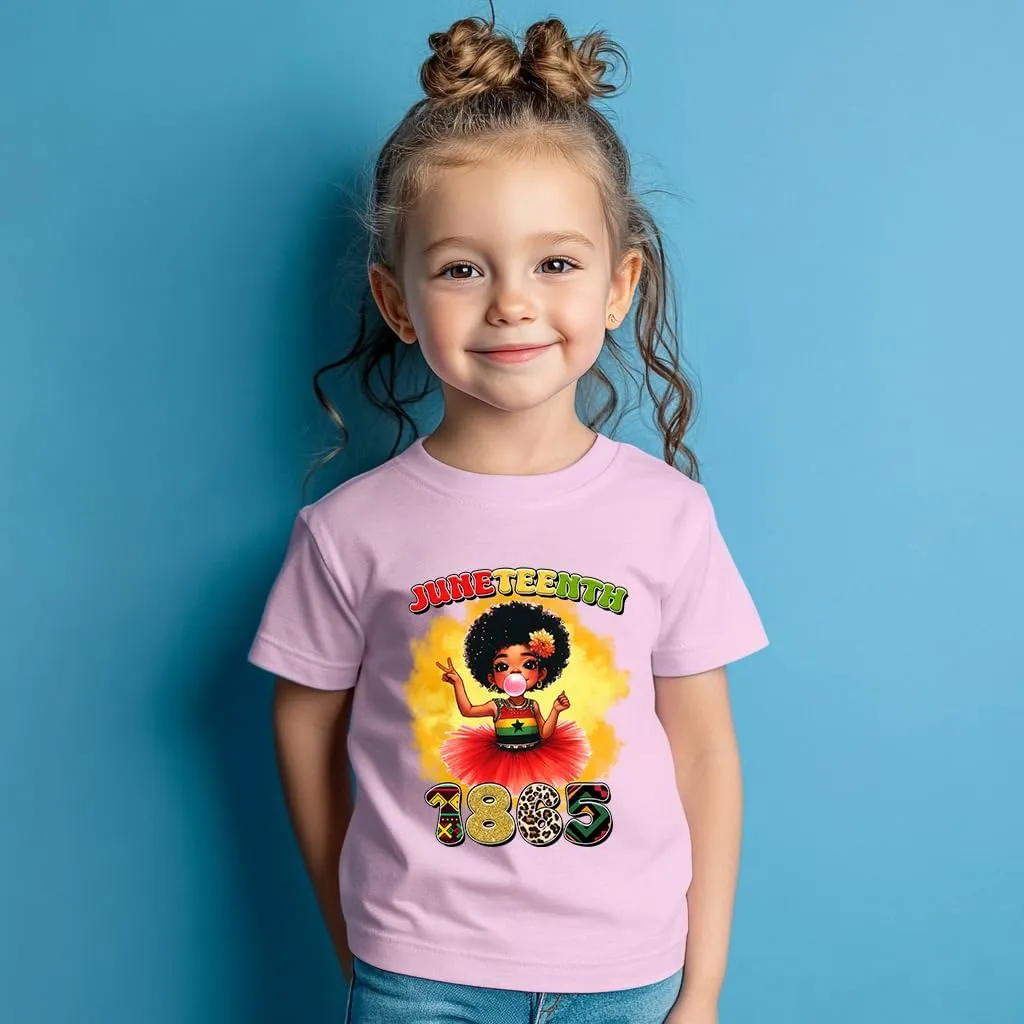 Juneteenth Shirts Kids  Toddler Juneteenth Shirt, Short-Sleeve T-Shirt for Toddler Boys & Girls, Ages 2-8