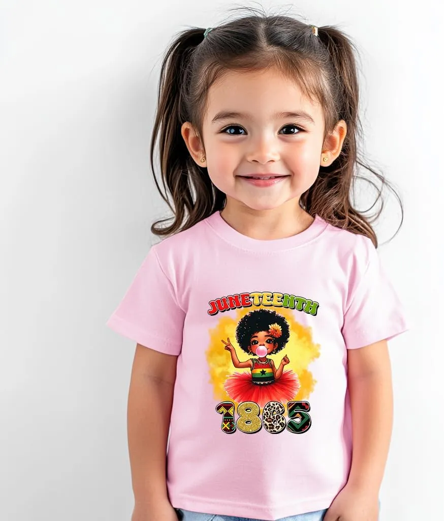 Juneteenth Shirts Kids  Toddler Juneteenth Shirt, Short-Sleeve T-Shirt for Toddler Boys & Girls, Ages 2-8