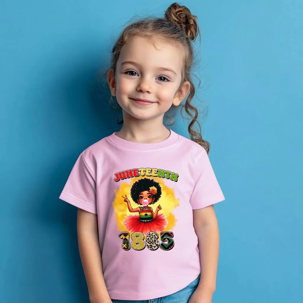 Juneteenth Shirts Kids  Toddler Juneteenth Shirt, Short-Sleeve T-Shirt for Toddler Boys & Girls, Ages 2-8