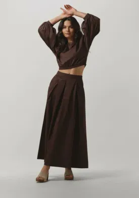 KELLY SKIRT CHOCOLATE