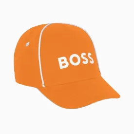 Kid's Logo Print Baseball Fitted Cap