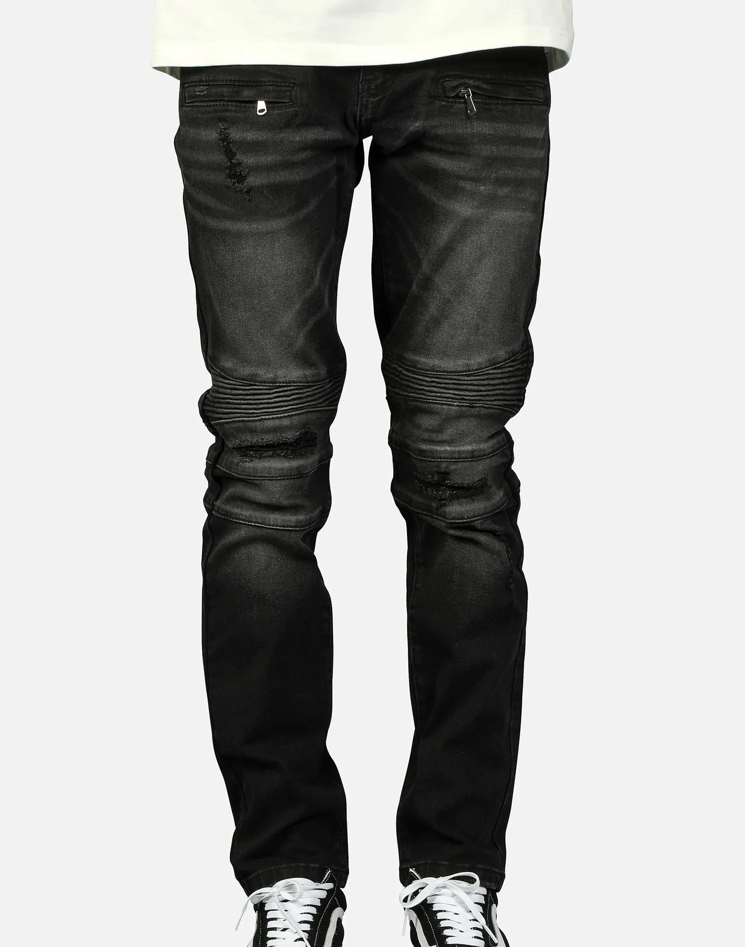 Kilogram MOTO RIPPED JEANS