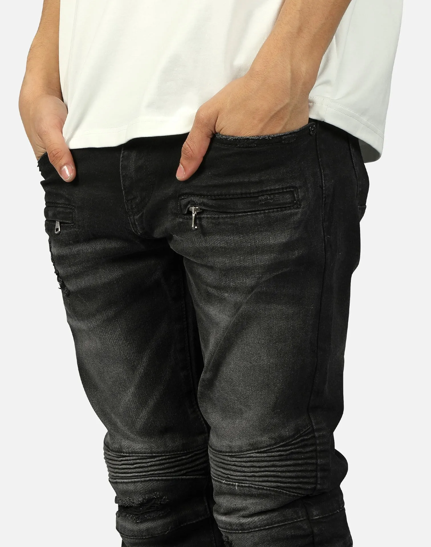 Kilogram MOTO RIPPED JEANS