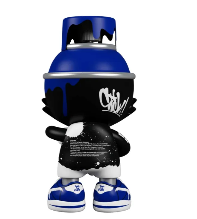 LA Blue SuperKranky 420 Special SuperPlastic Art Toy by OG Slick