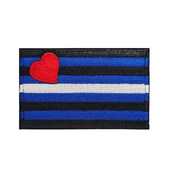 Leather Pride Velcro Embroidered Patch