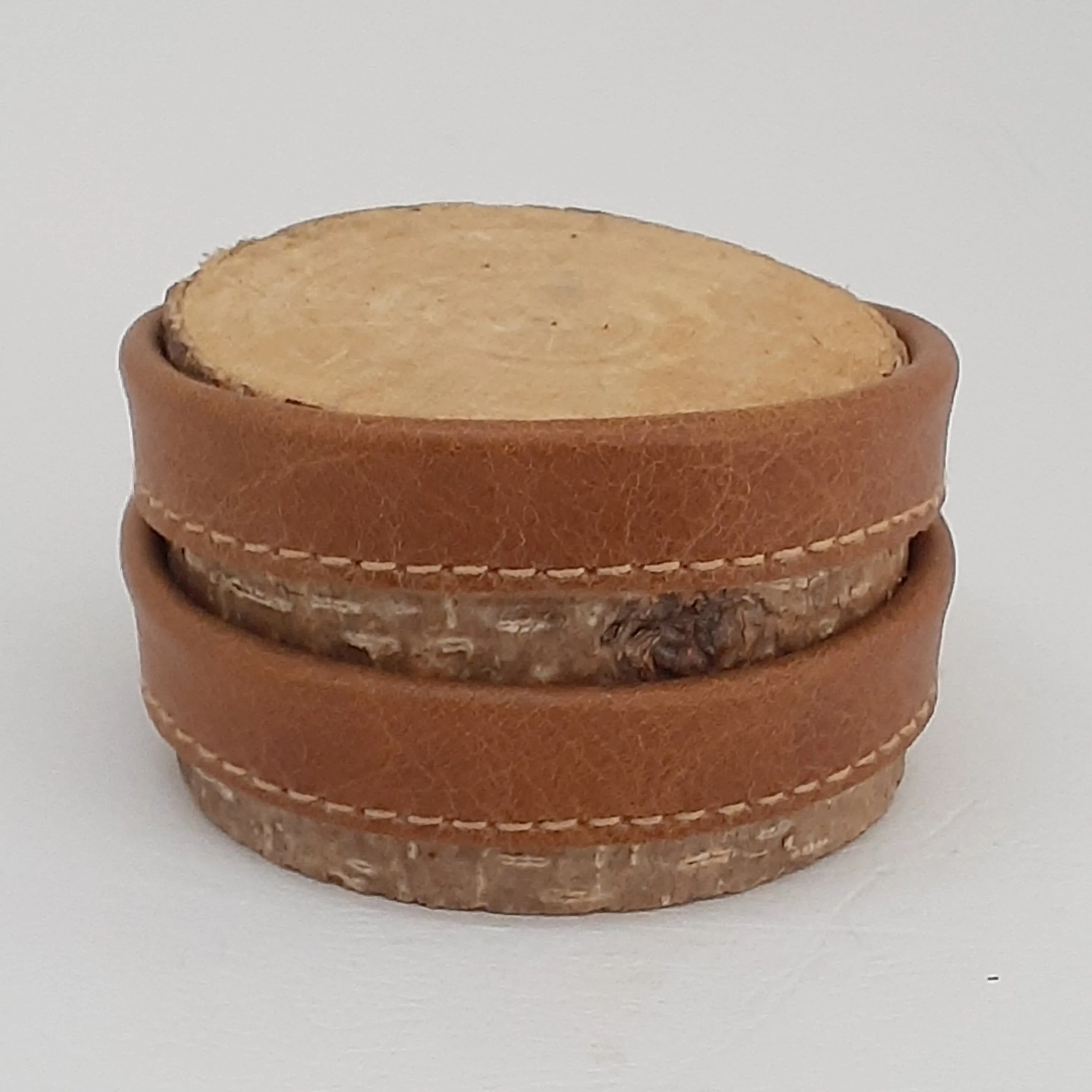 Leather Wrapped Wristbands