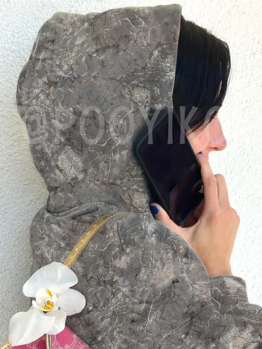 Leopard Print Oversized Camo Hoodie for Women - Cheetah Pullover Tops Y2k Graphic Hoodie With Pocket