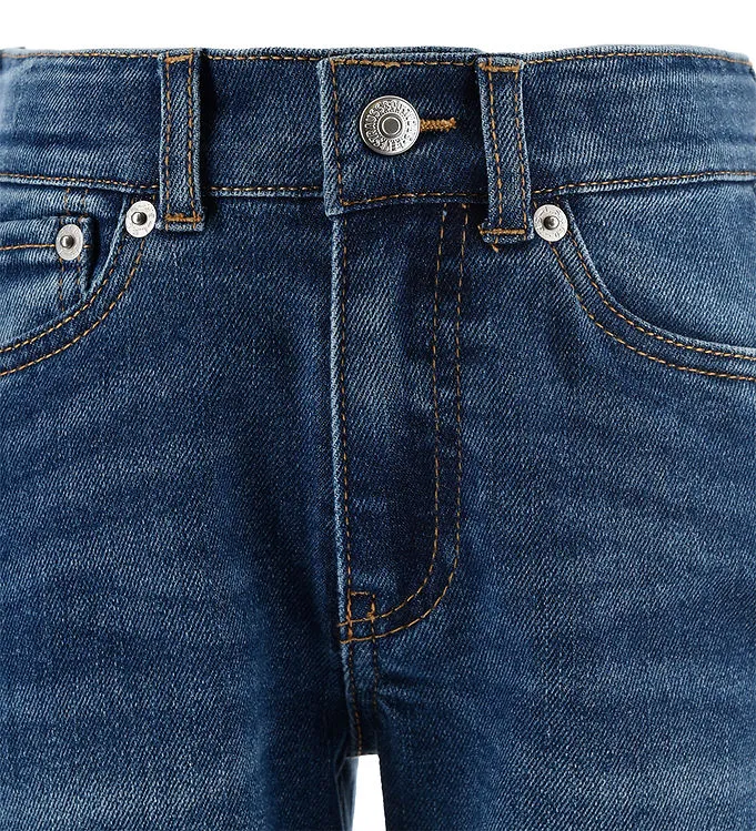 Levi's Kids Pantalone a vita alta da bambina e ragazza jeans Mini Mom 3EG377-D0G medio