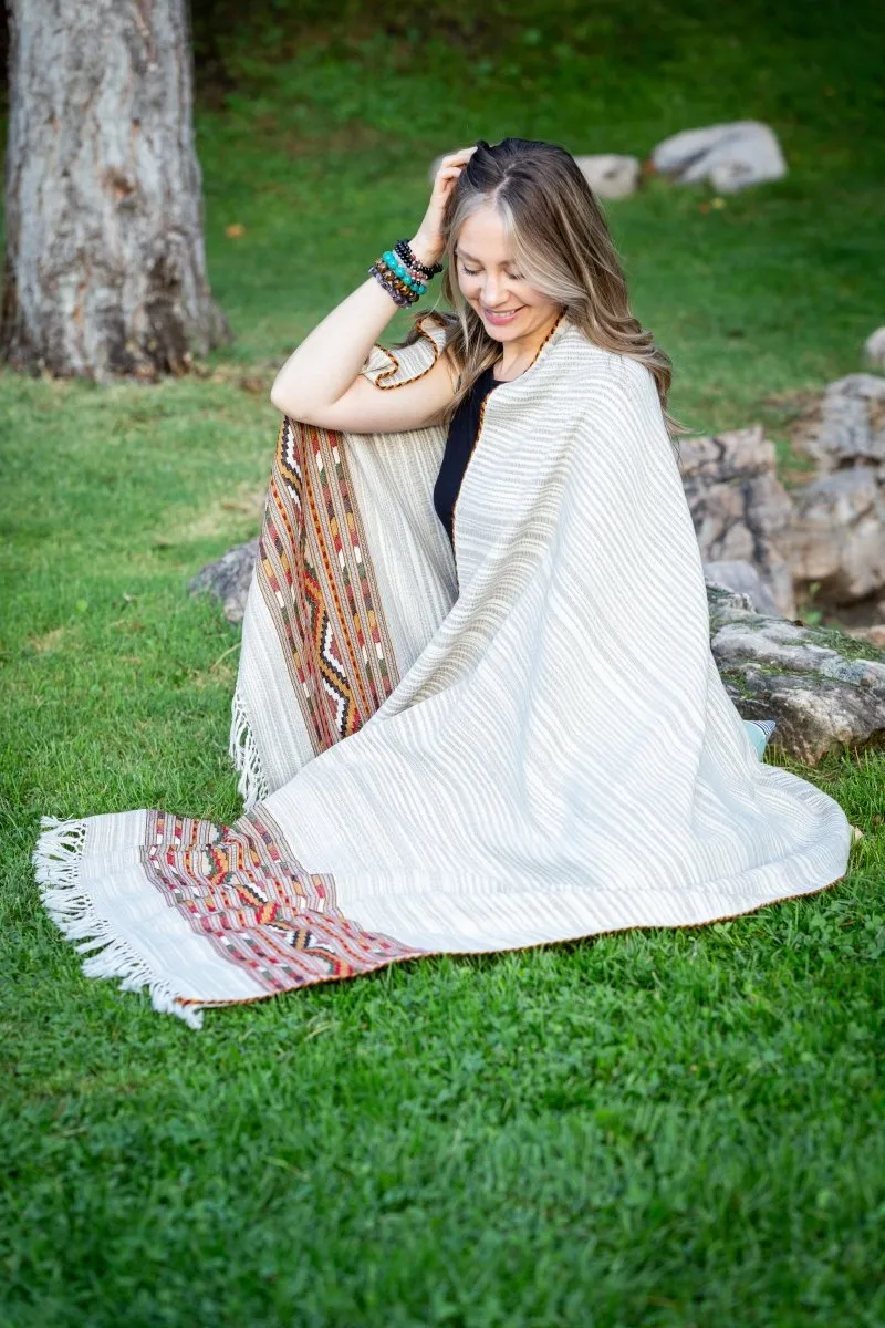 Meditation Shawl / Meditation Blanket / Prayer Shawl for Men Women (Empower)