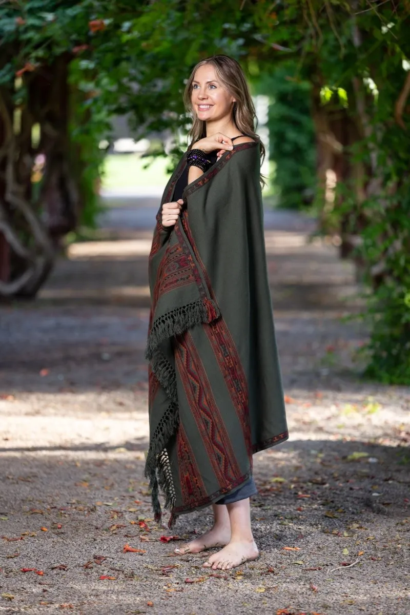 Meditation Shawl / Meditation Blanket / Prayer Shawl for Men Women (Energize)