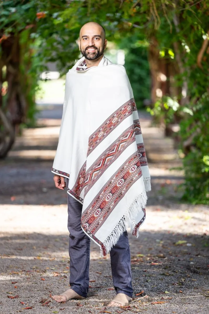 Meditation Shawl / Meditation Blanket / Prayer Shawl for Men Women (Energize)