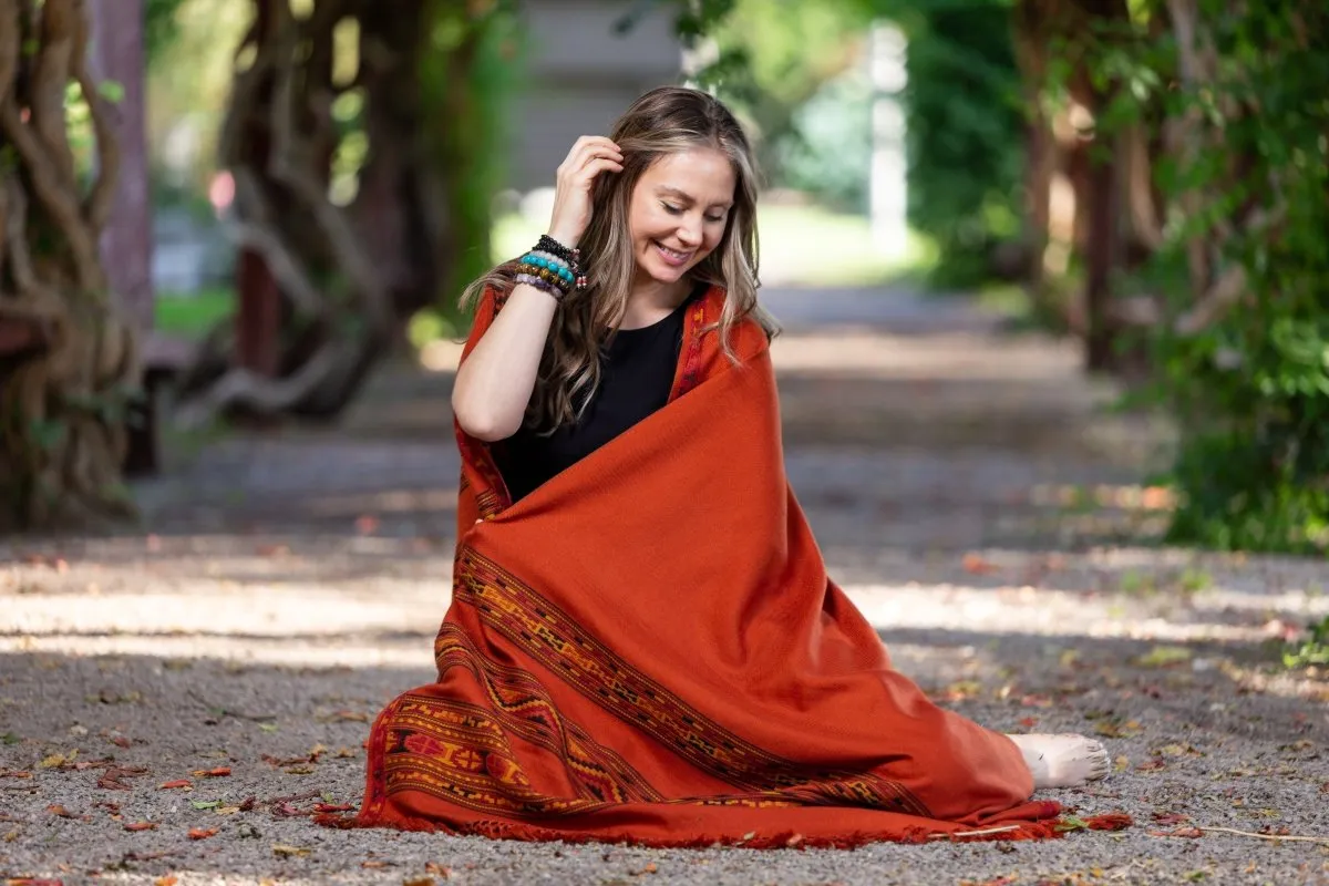 Meditation Shawl / Meditation Blanket / Prayer Shawl for Men Women (Energize)