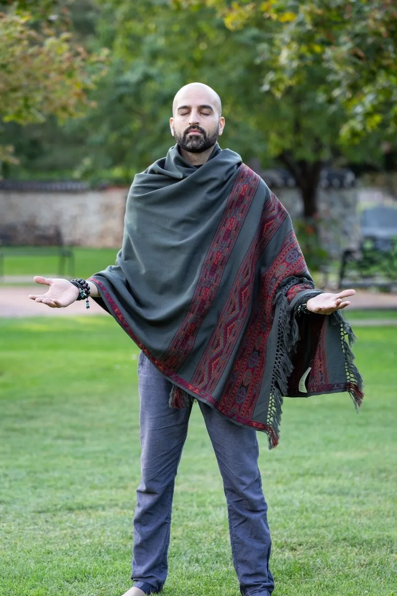 Meditation Shawl / Meditation Blanket / Prayer Shawl for Men Women (Energize)