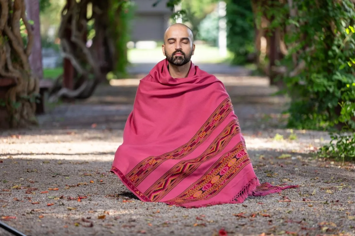 Meditation Shawl / Meditation Blanket / Prayer Shawl for Men Women (Energize)