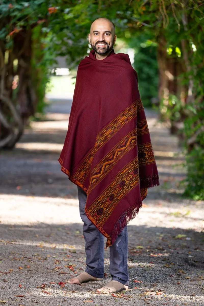 Meditation Shawl / Meditation Blanket / Prayer Shawl for Men Women (Energize)