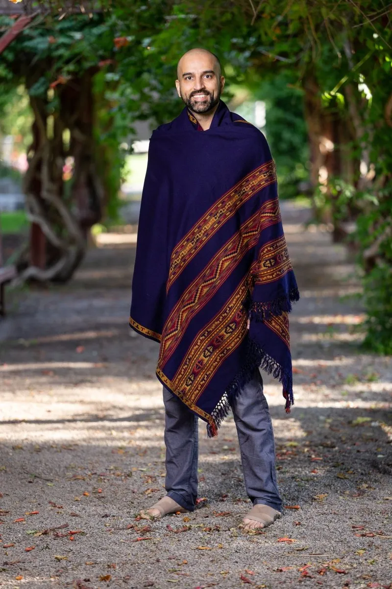 Meditation Shawl / Meditation Blanket / Prayer Shawl for Men Women (Energize)