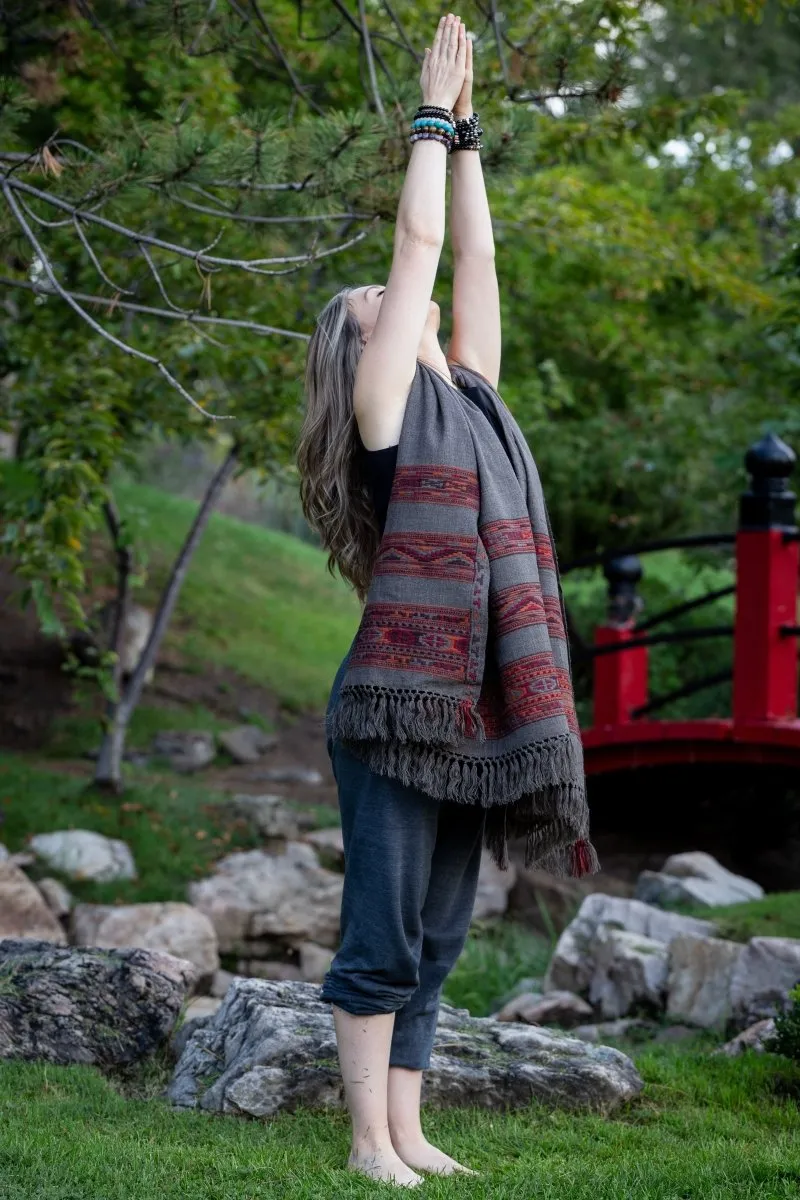 Meditation Shawl / Meditation Blanket / Prayer Shawl for Men Women (Energize)