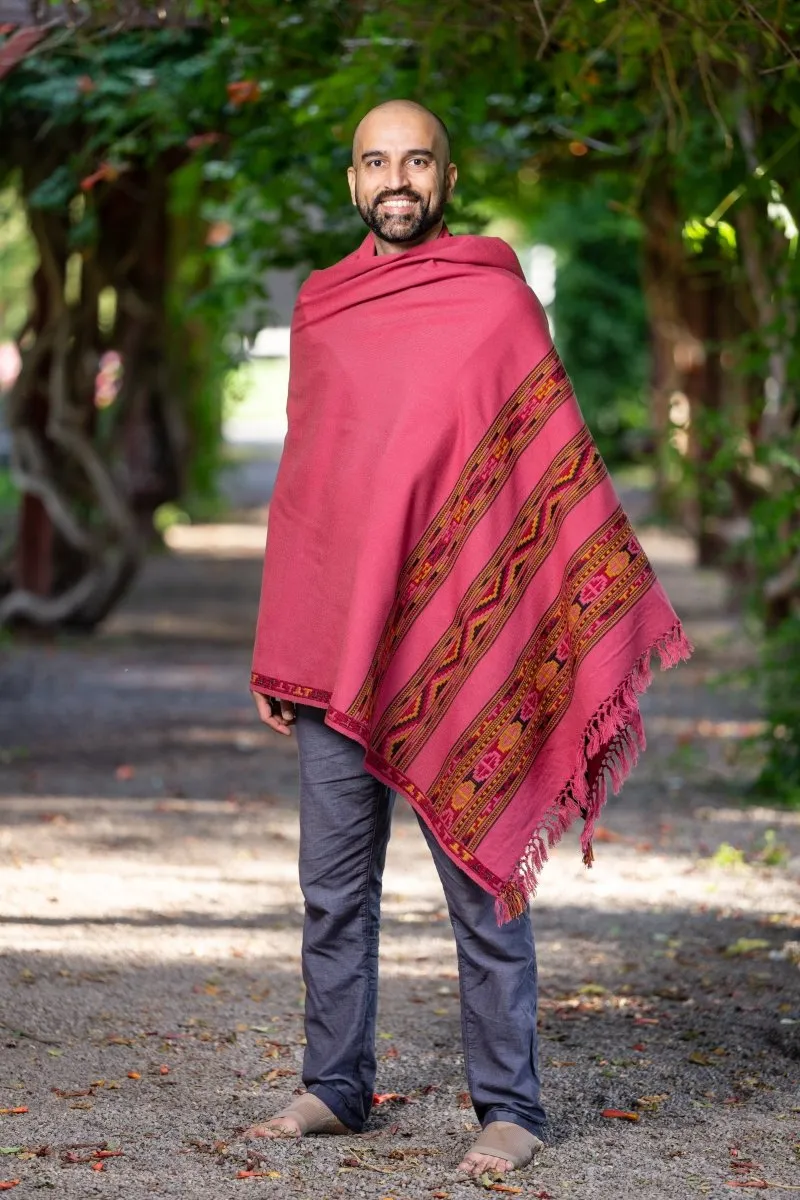 Meditation Shawl / Meditation Blanket / Prayer Shawl for Men Women (Energize)