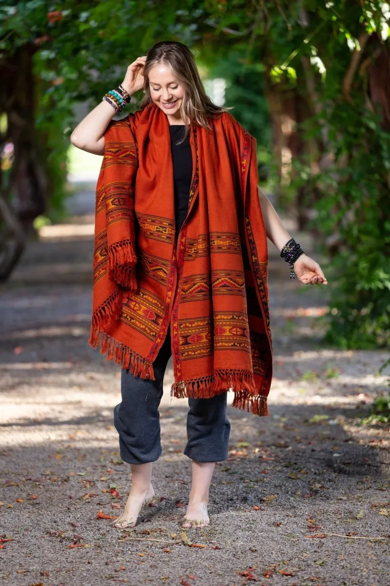 Meditation Shawl / Meditation Blanket / Prayer Shawl for Men Women (Energize)