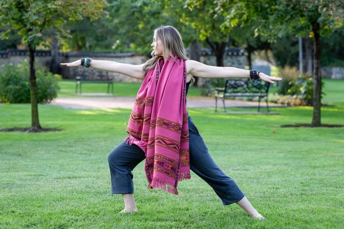 Meditation Shawl / Meditation Blanket / Prayer Shawl for Men Women (Energize)