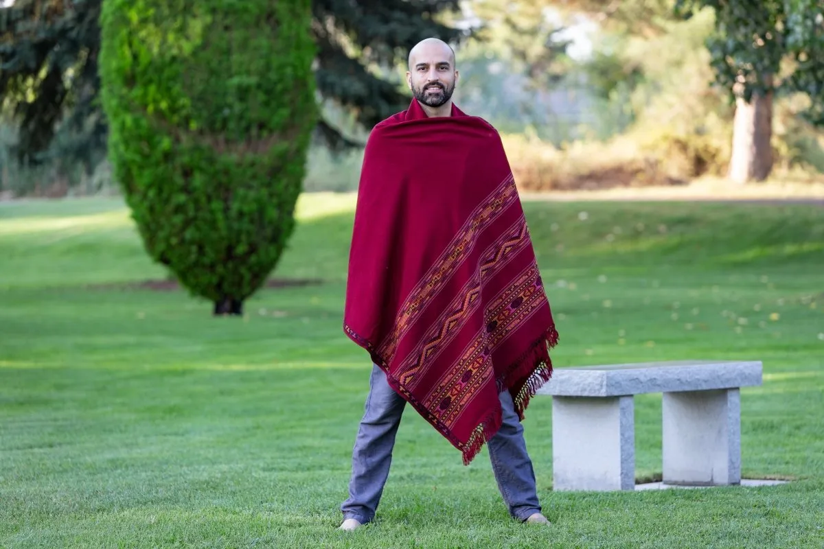 Meditation Shawl / Meditation Blanket / Prayer Shawl for Men Women (Energize)