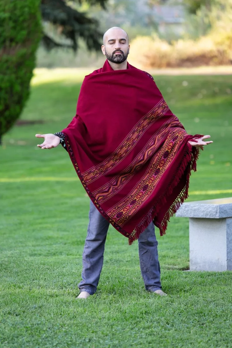 Meditation Shawl / Meditation Blanket / Prayer Shawl for Men Women (Energize)