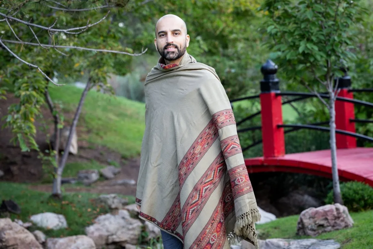 Meditation Shawl / Meditation Blanket / Prayer Shawl for Men Women (Energize)