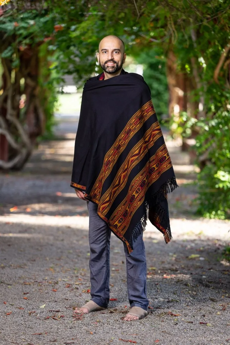 Meditation Shawl / Meditation Blanket / Prayer Shawl for Men Women (Energize)