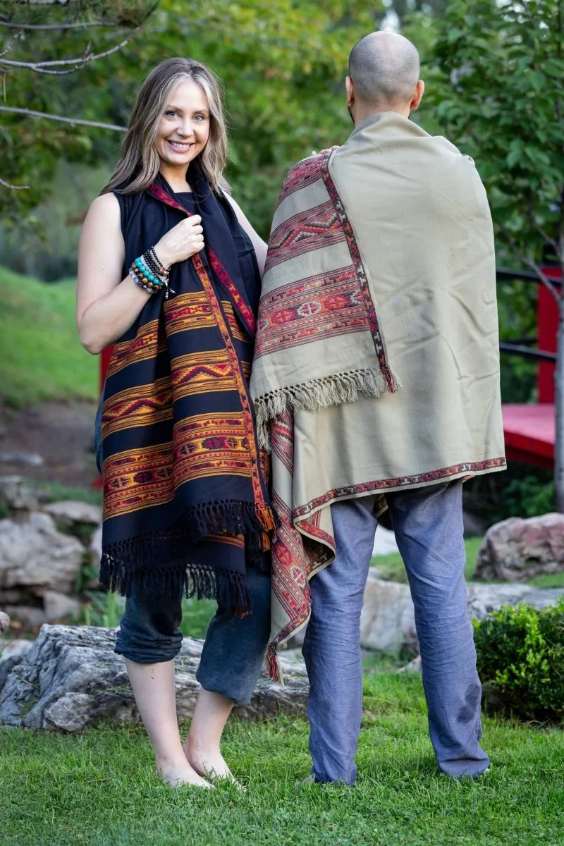 Meditation Shawl / Meditation Blanket / Prayer Shawl for Men Women (Energize)