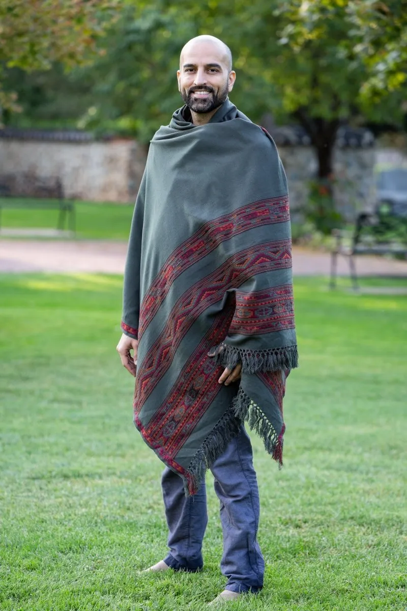Meditation Shawl / Meditation Blanket / Prayer Shawl for Men Women (Energize)