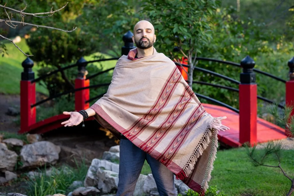 Meditation Shawl / Meditation Blanket / Prayer Shawl for Men Women (Truth)