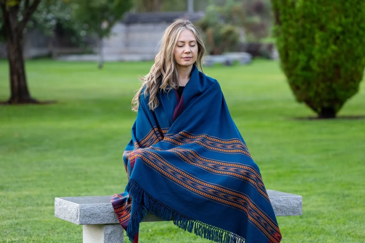 Meditation Shawl / Meditation Blanket / Prayer Shawl for Men Women (Truth)
