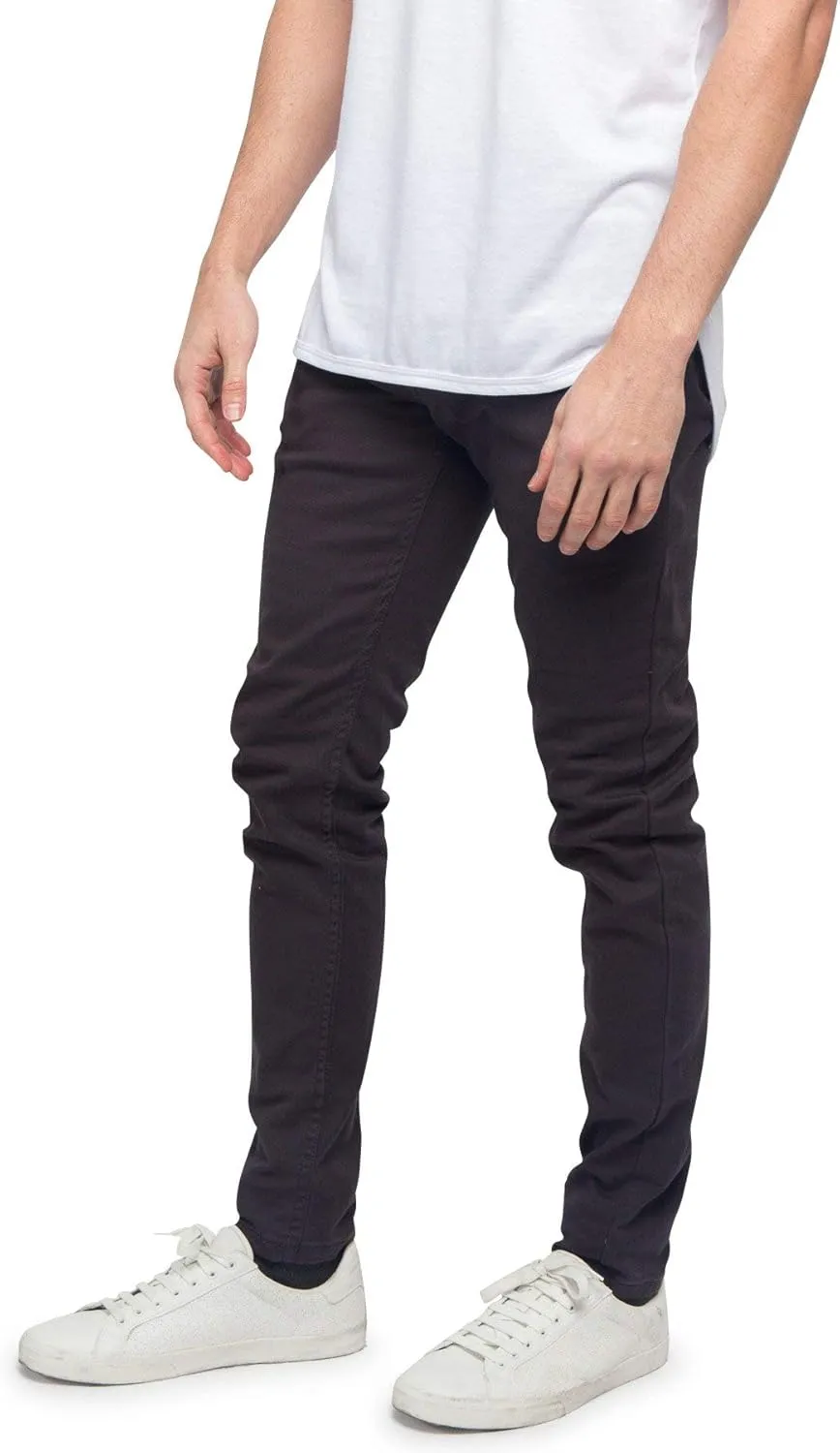 Men's Skinny Fit Color Stretch Jeans