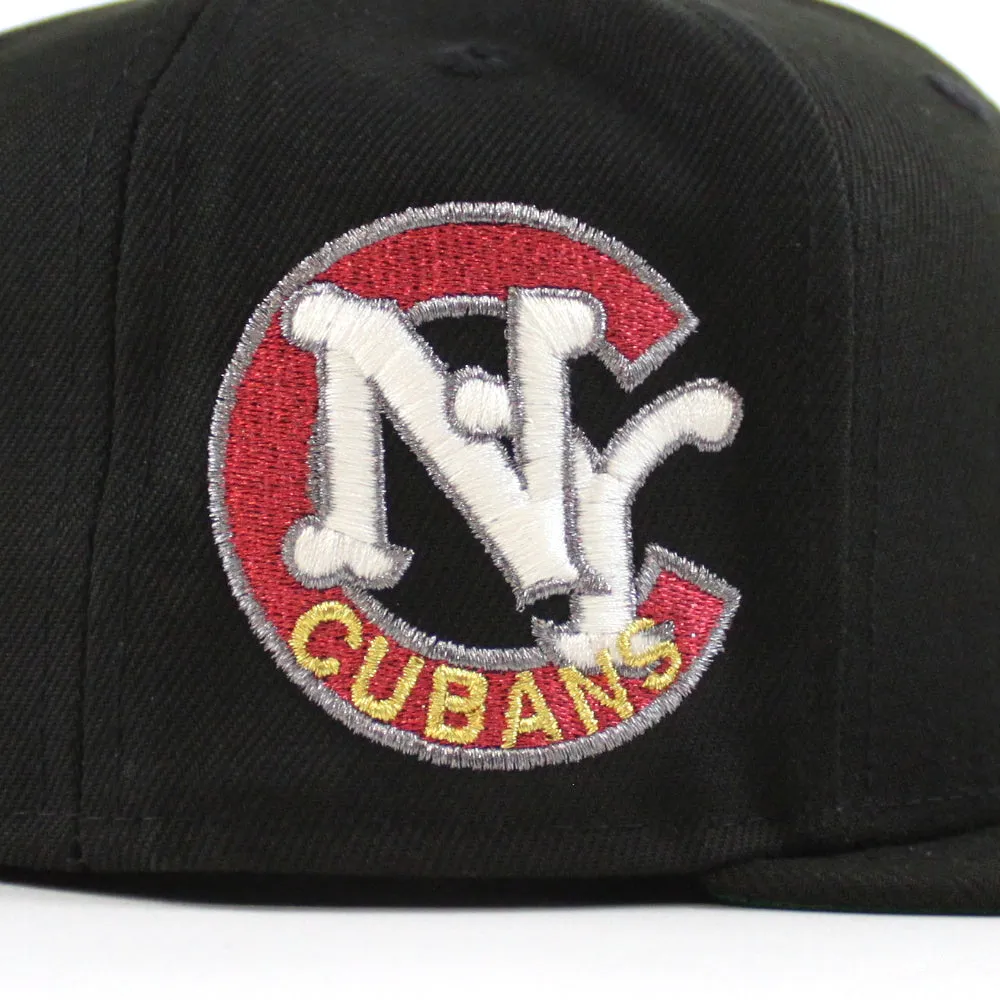 New York Cubans New Era 59Fifty Fitted Hat (Black Green Under Brim)