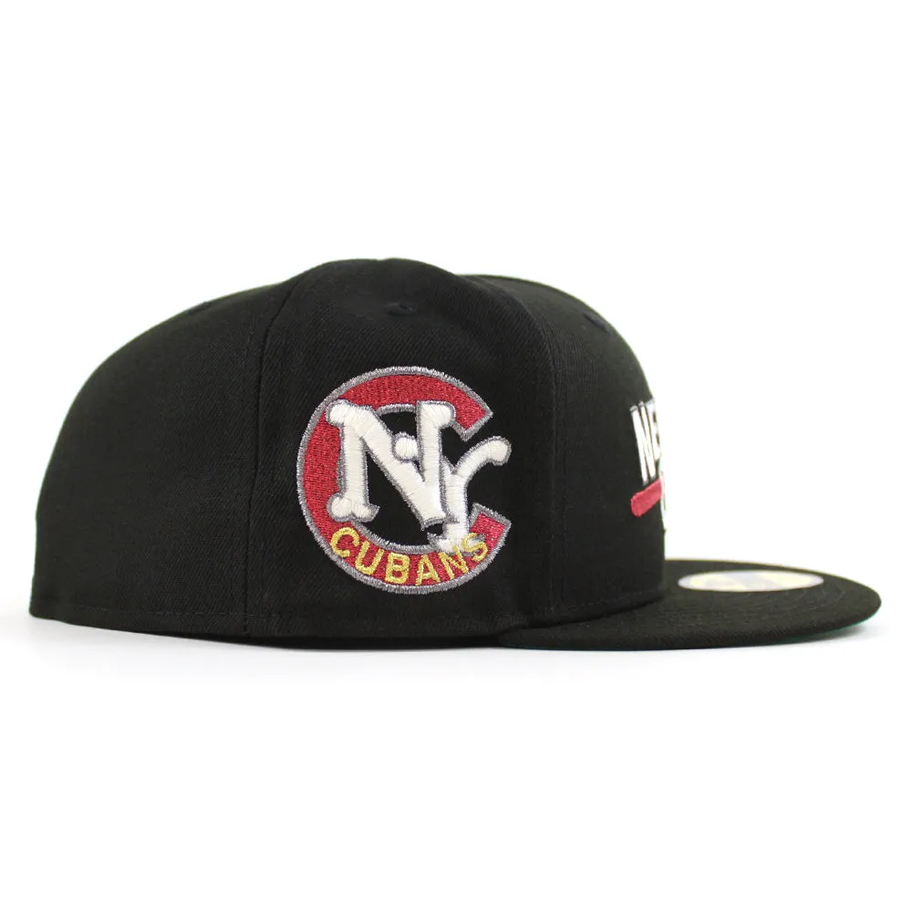 New York Cubans New Era 59Fifty Fitted Hat (Black Green Under Brim)