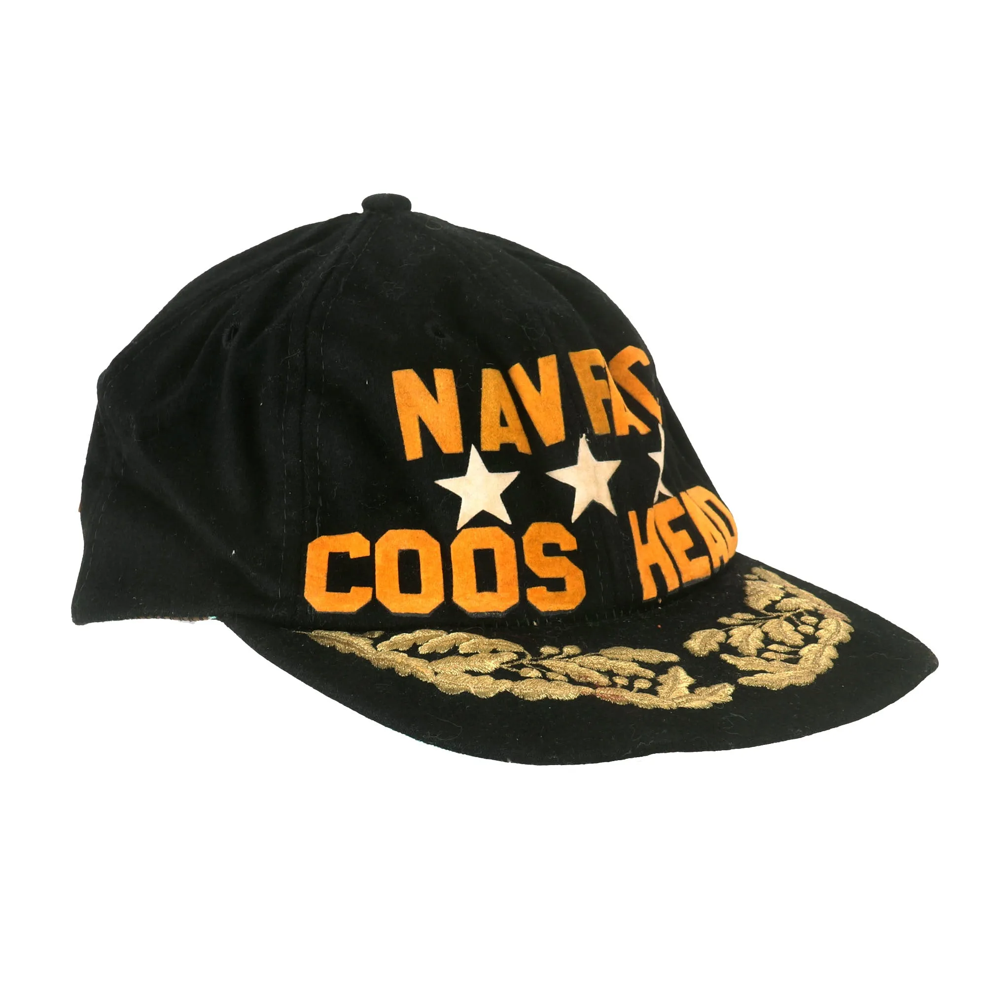 Original U.S. Navy “Baseball Cap” For Admiral Samuel Gravely - First African American to Serve On a Fighting Ship as an Officer, First to Command a Navy ship, First Fleet Commander, and First to Become a Flag Officer
