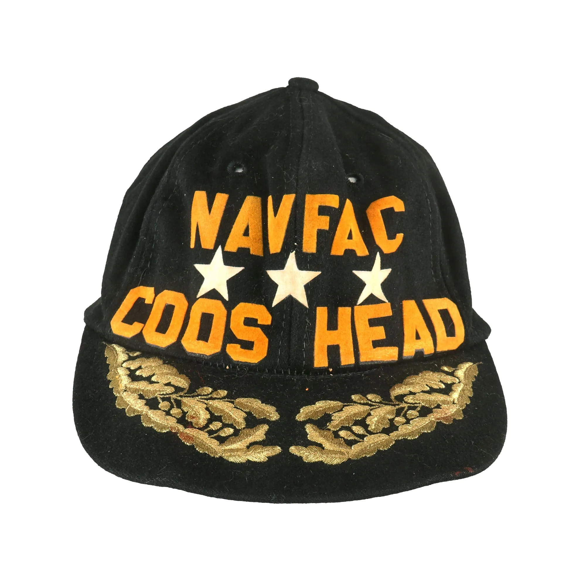 Original U.S. Navy “Baseball Cap” For Admiral Samuel Gravely - First African American to Serve On a Fighting Ship as an Officer, First to Command a Navy ship, First Fleet Commander, and First to Become a Flag Officer