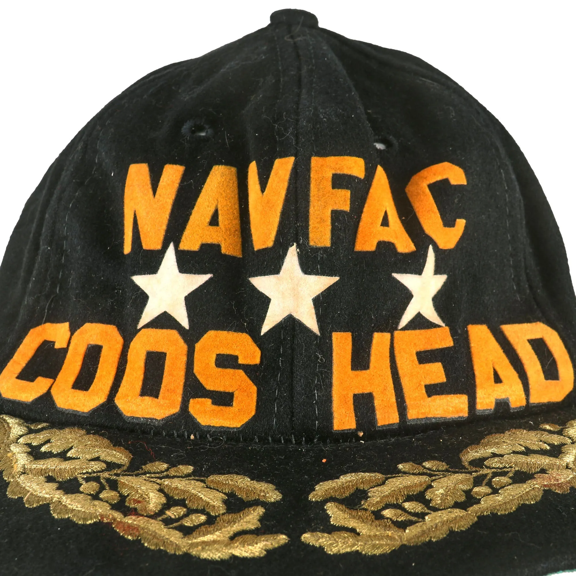 Original U.S. Navy “Baseball Cap” For Admiral Samuel Gravely - First African American to Serve On a Fighting Ship as an Officer, First to Command a Navy ship, First Fleet Commander, and First to Become a Flag Officer