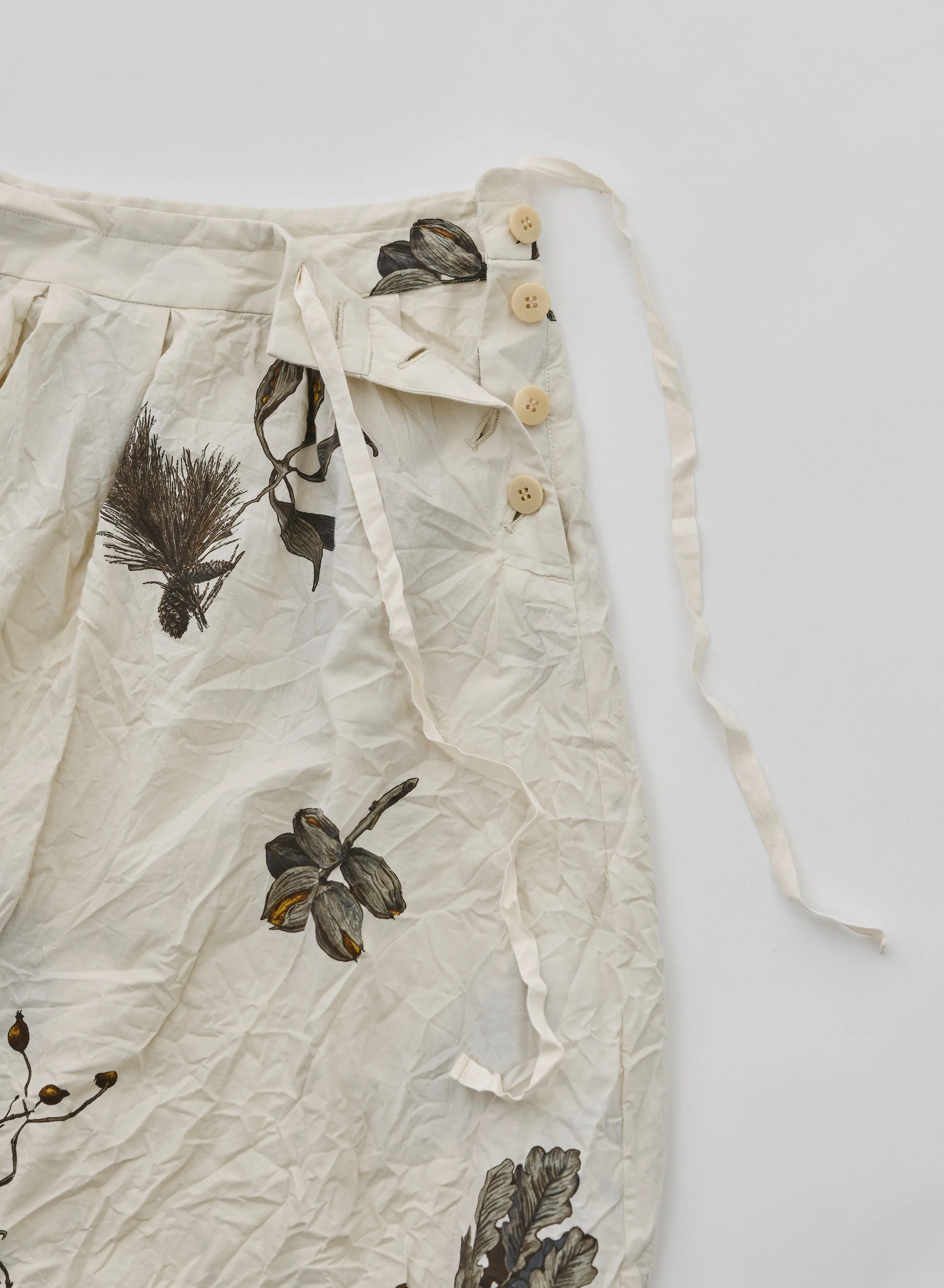Pas De Calais - Secret Forest Print Skirt