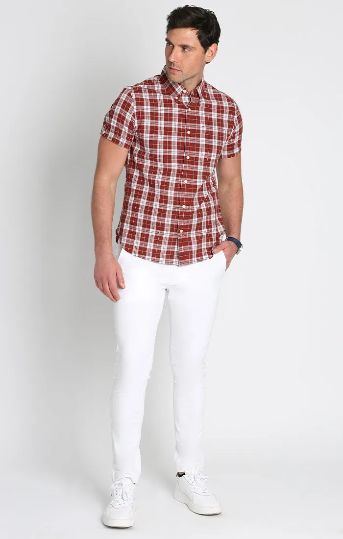 Plaid Madras Short Sleeve Shirt