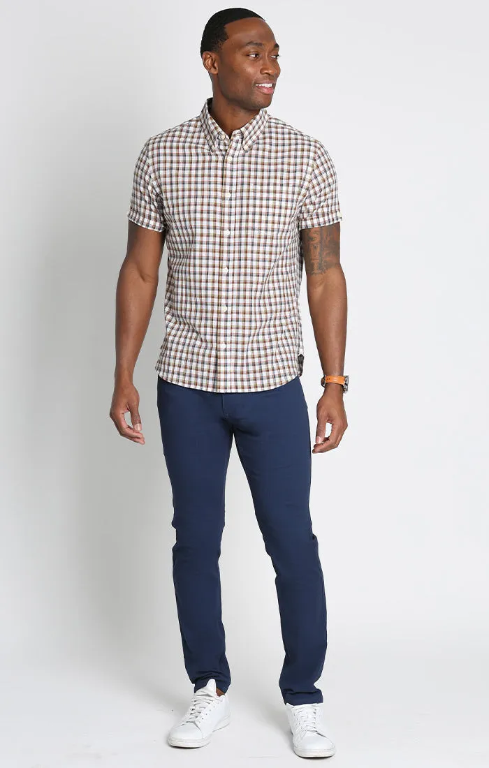 Plaid Madras Short Sleeve Shirt