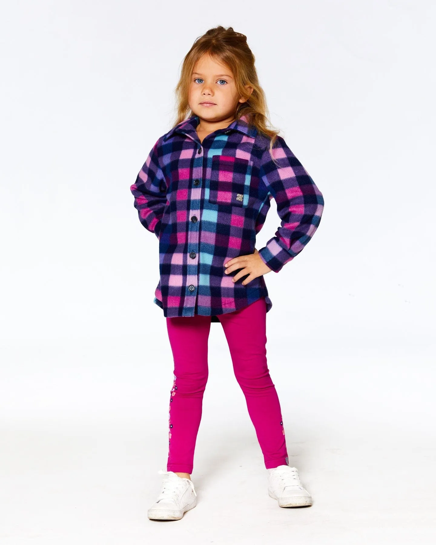 Plaid Shirt w/ Pocket/Deux par Deux