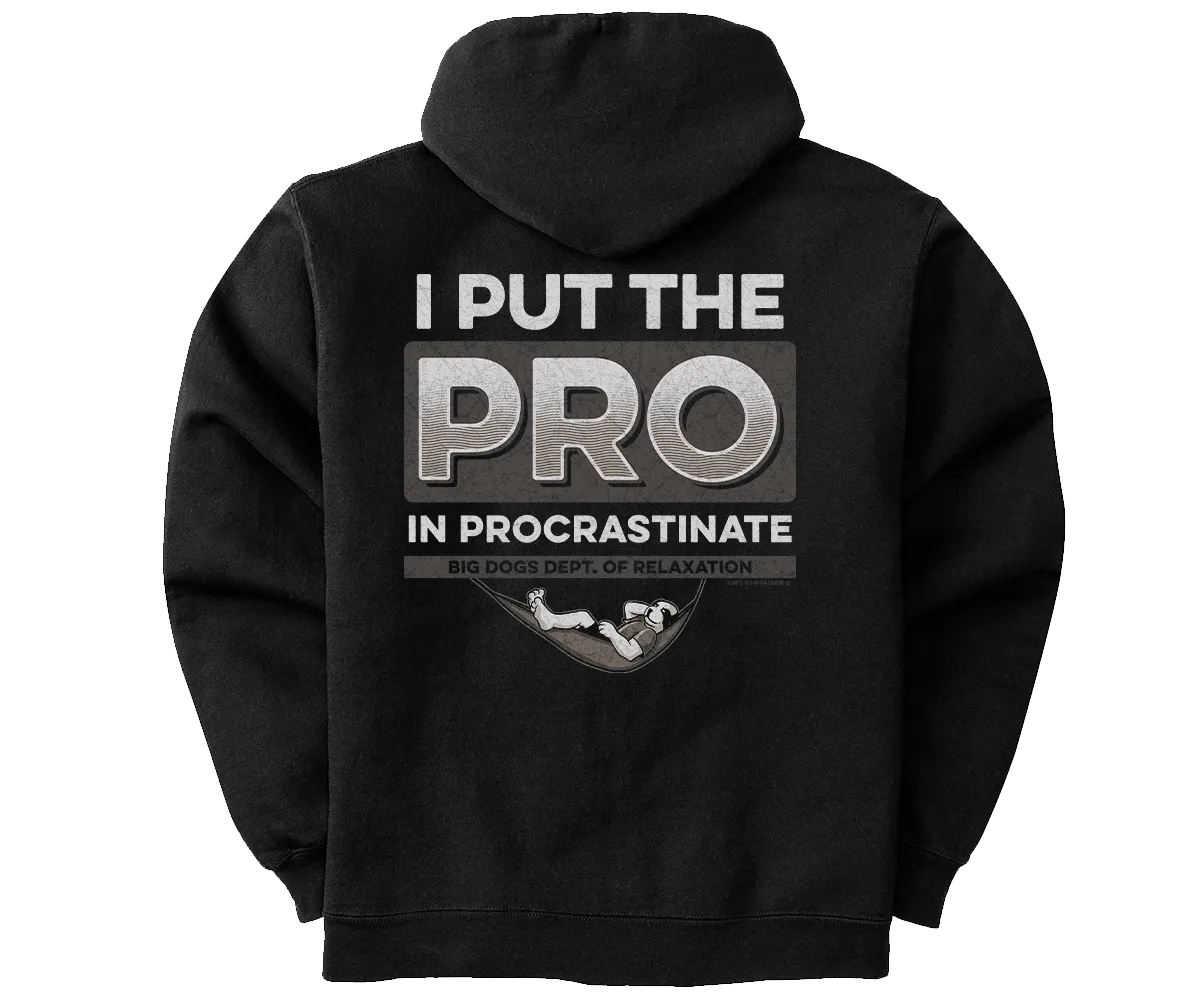 Procrastinate Graphic Hoodie