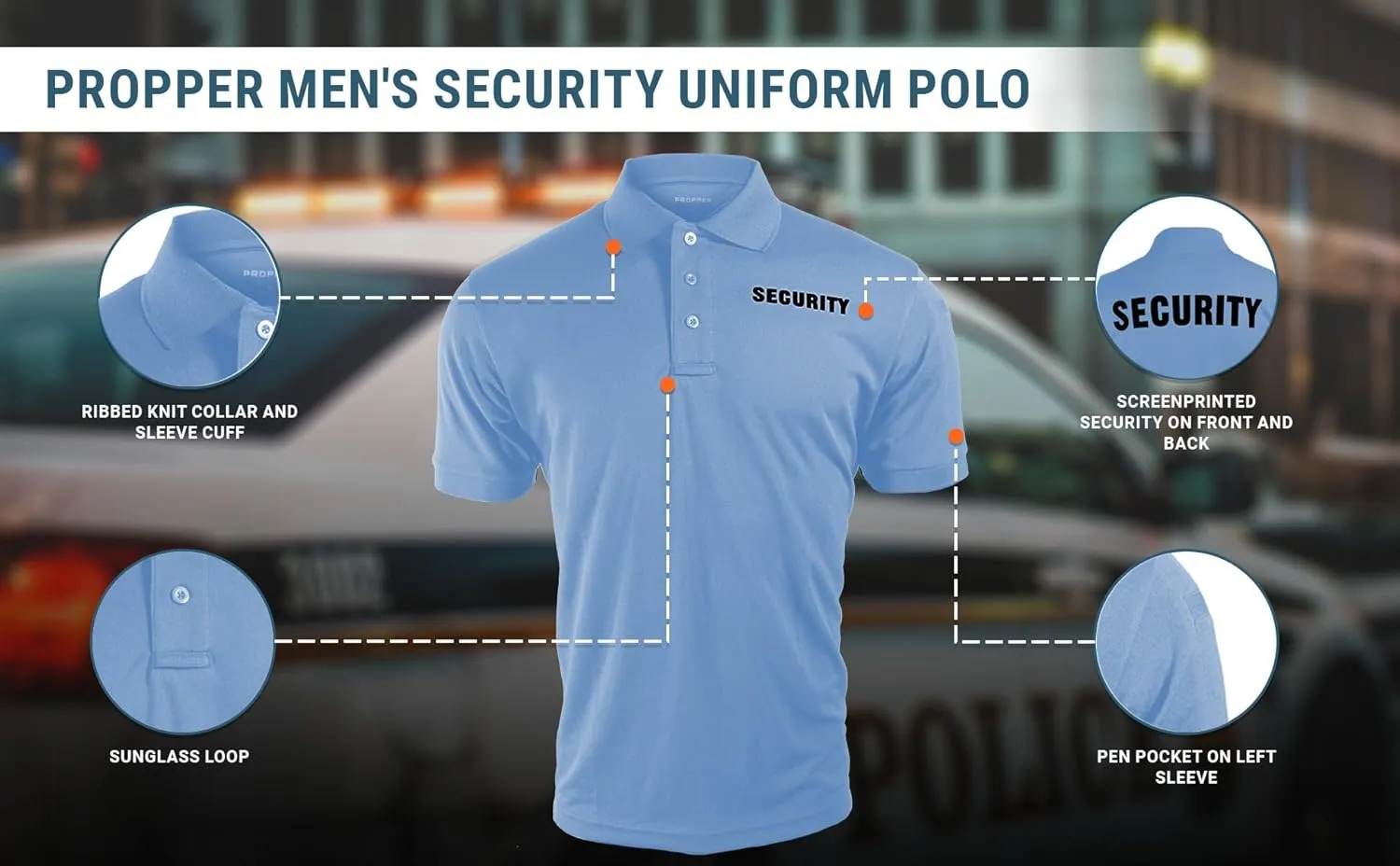Propper Short Sleeve Security Uniform Polo Shirt