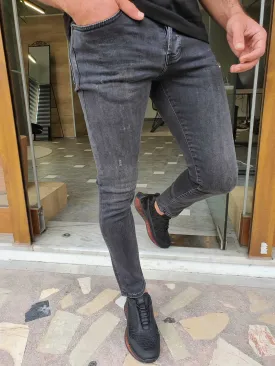 Smoked Ripped Jeans