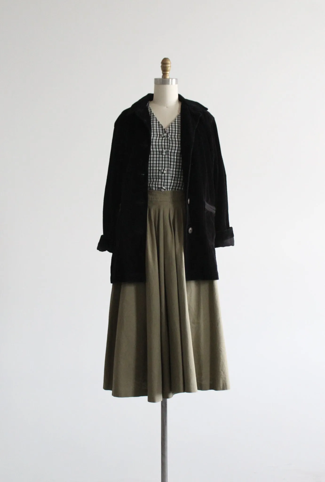 sorrento linen midi skirt