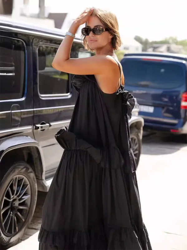 TEEK - Ruffled Long Swing Beach Dress